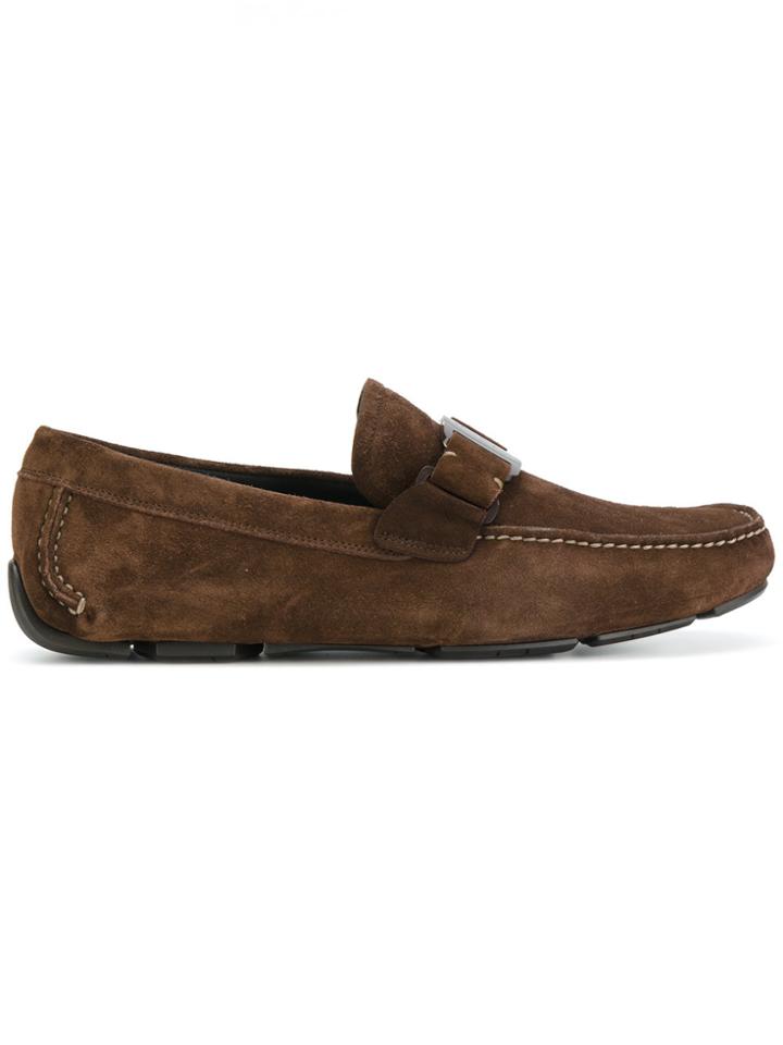 Salvatore Ferragamo Sardegna 11 Loafers - Brown