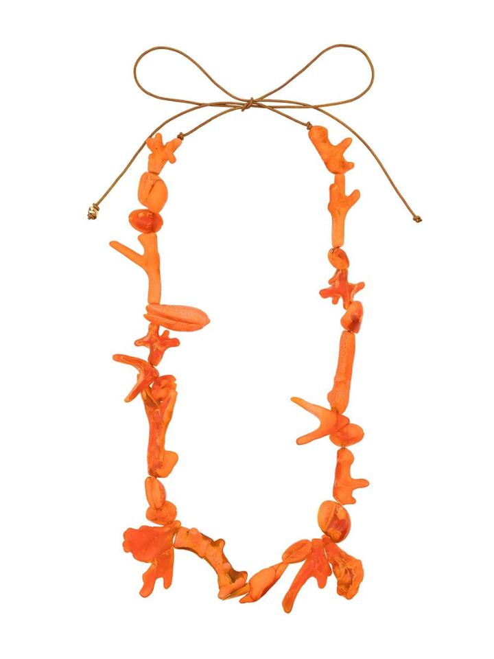 Dinosaur Designs Rockpool Coral Necklace - Orange