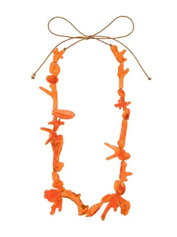 Dinosaur Designs Rockpool Coral Necklace - Orange