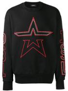 Diesel Stud Detail Sweatshirt - Black