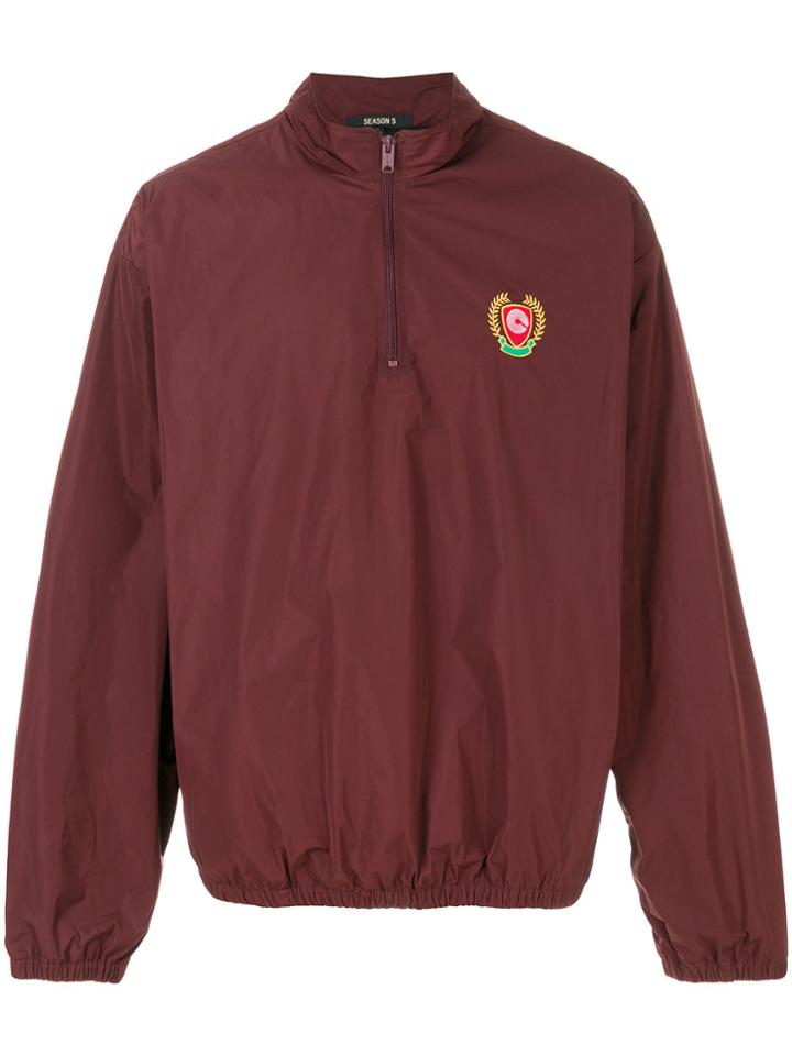 Yeezy Half Zip Windbreaker - Red