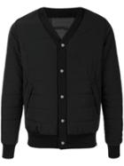 Fumito Ganryu Button Up Quilted Jacket - Black