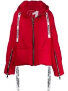 Khrisjoy Oversized Padded Jacket - Red