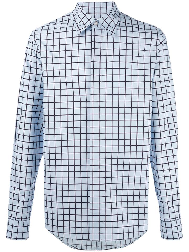 Marni - Hush Print Shirt - Men - Cotton - 52, Blue, Cotton