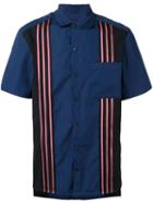 Lanvin - Striped Detail Shirt - Men - Cotton - L, Blue, Cotton