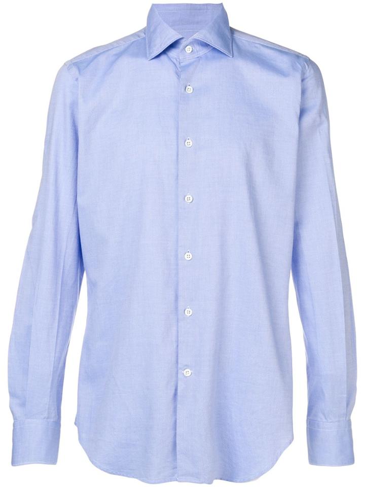 Glanshirt Oxford Slim Fit Shirt - Blue