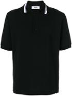 Msgm Short Sleeve Polo Shirt - Black