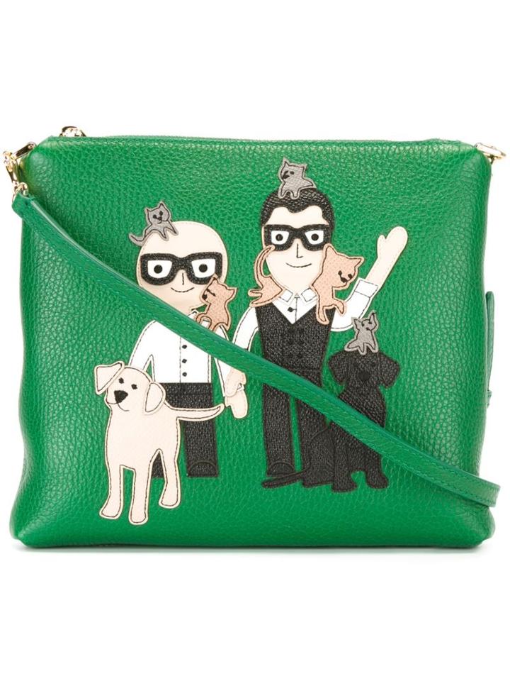 Dolce & Gabbana Designer Patch Clutch