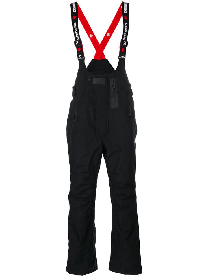 Dsquared2 Logo Print Ski Trousers - Black