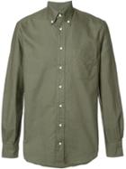 Gitman Vintage Button Down Collar Shirt, Men's, Size: Xxl, Green, Cotton