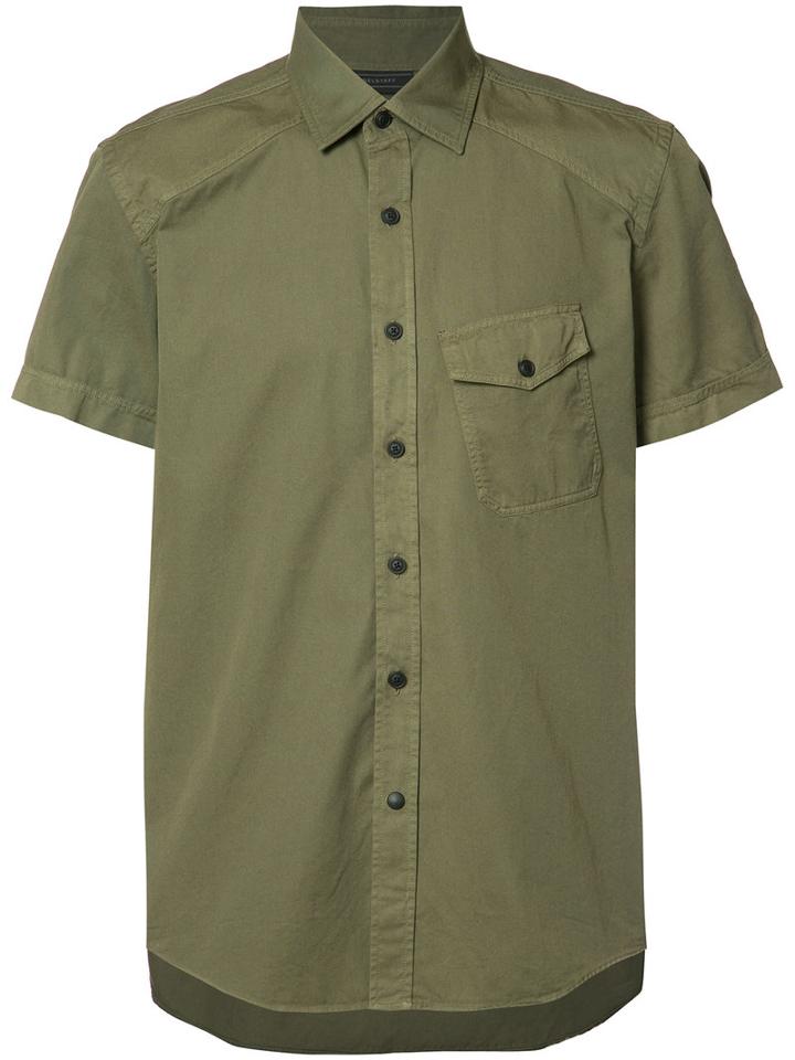 Belstaff Shortsleeved Shirt, Men's, Size: Medium, Green, Cotton