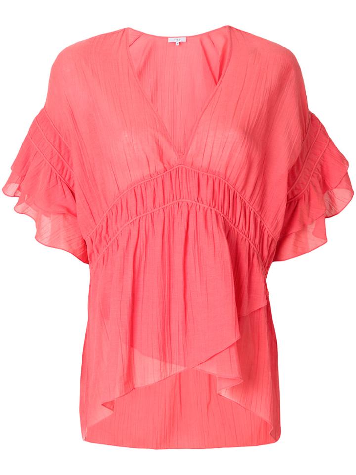 Iro Fomosa Layered Top - Pink & Purple
