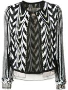 Giambattista Valli - Embellished Jacket - Women - Silk - 42, Black, Silk