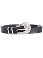 Golden Goose Deluxe Brand - Texas Belt - Women - Leather - 80, Black, Leather