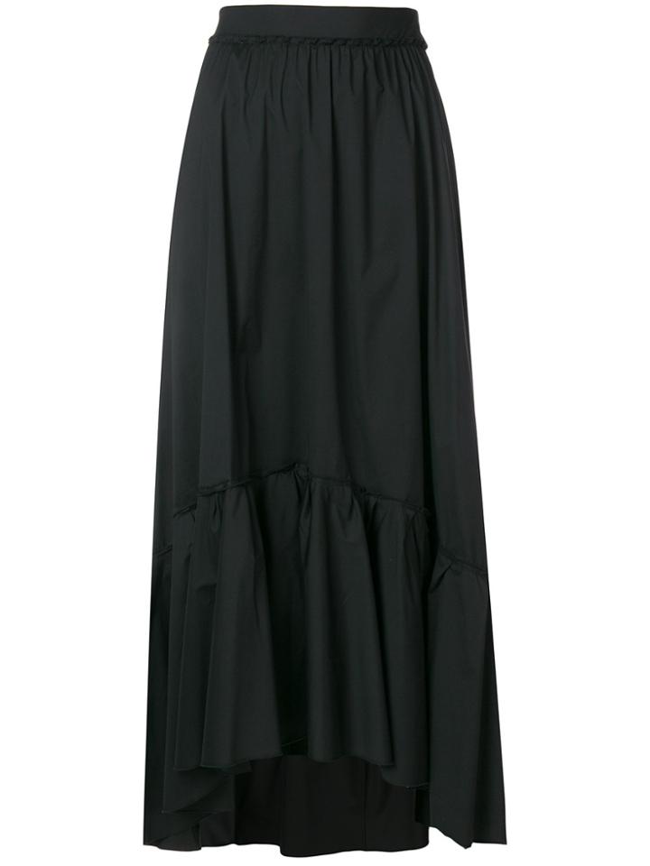 Federica Tosi Ruffle Hem Skirt - Black