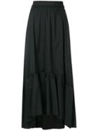 Federica Tosi Ruffle Hem Skirt - Black