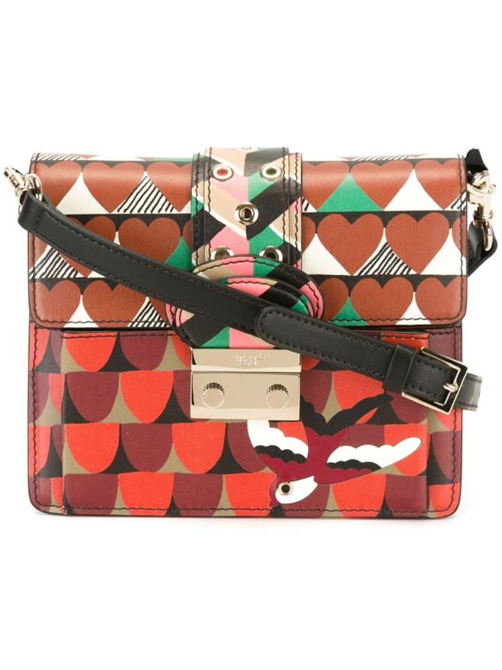 Red Valentino Geometric Pattern Crossbody Bag