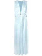 Vionnet Gathered Gown - Blue