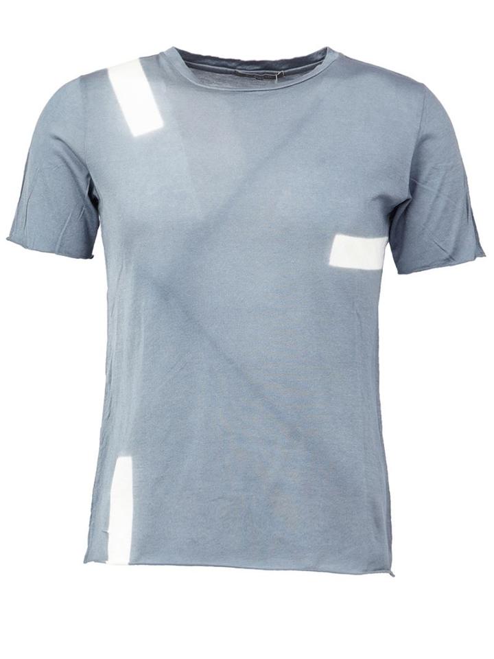 Suzusan Rectangles T-shirt, Men's, Size: Xl, Grey, Cotton