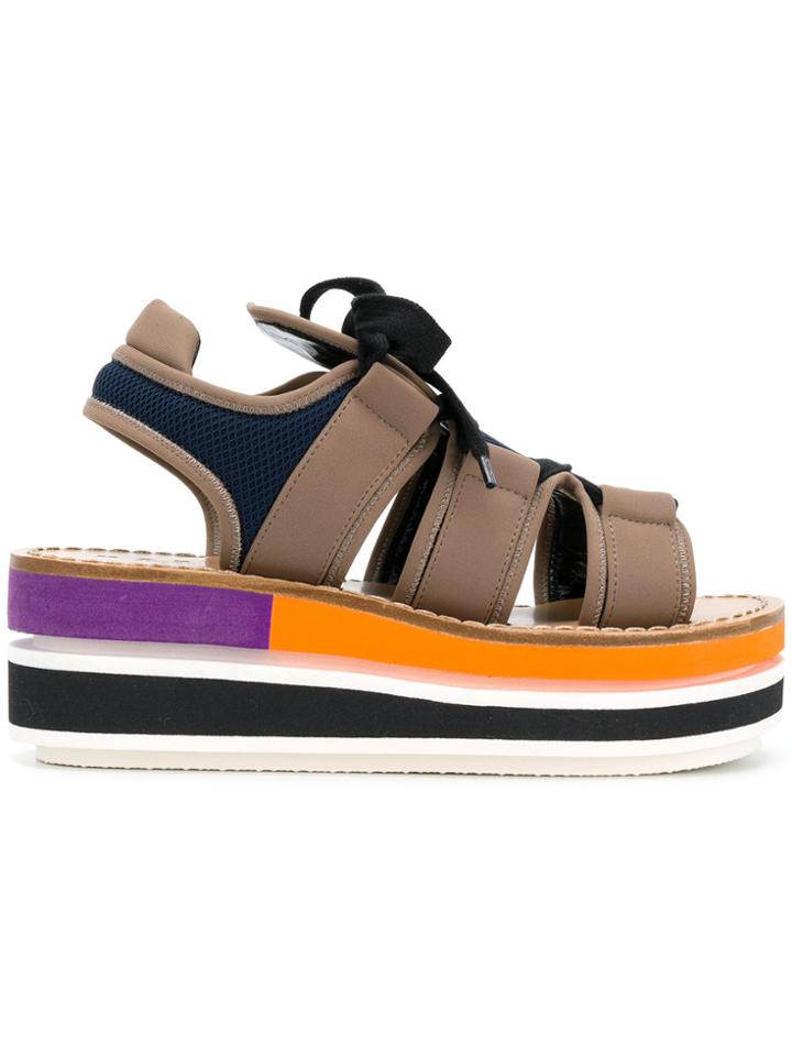 Marni Platform Sandals - Multicolour