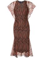Ginger & Smart Flared Midi Dress - Black