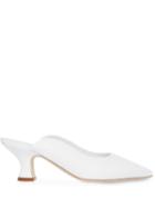 Burberry Leather Point-toe Mules - White