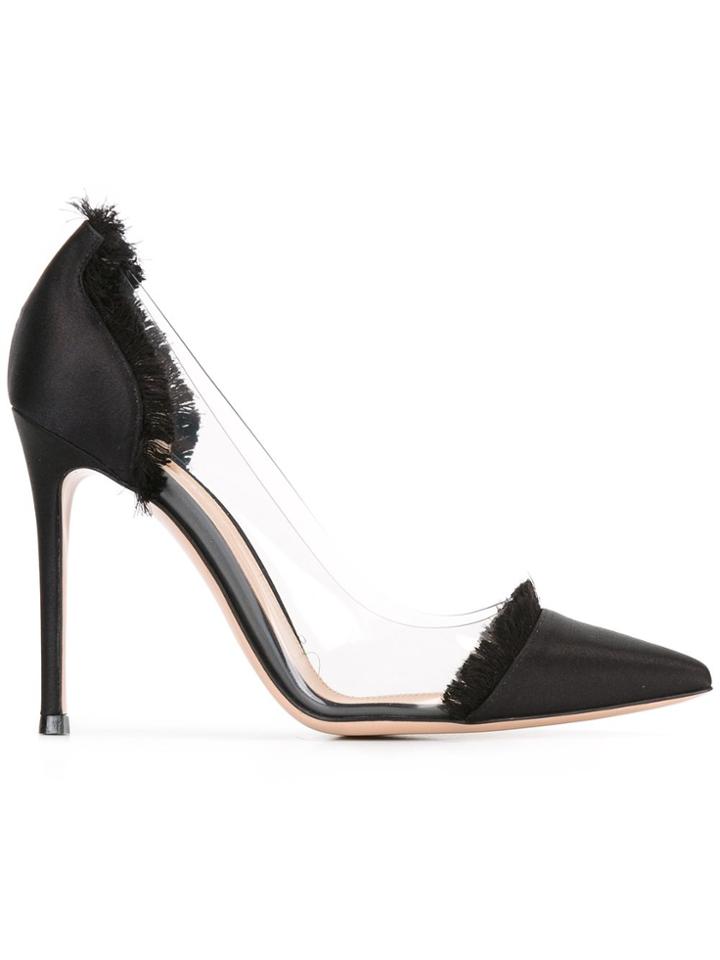 Gianvito Rossi Caribe Plexi Pumps - Black