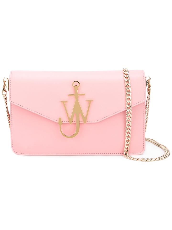 Jw Anderson Logo Detail Purse Bag - Pink & Purple