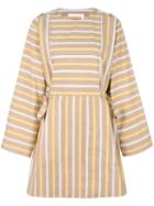 See By Chloé Striped Dress, Women's, Size: 34, Brown, Cotton