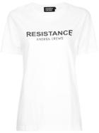 Andrea Crews Resistance T-shirt - White
