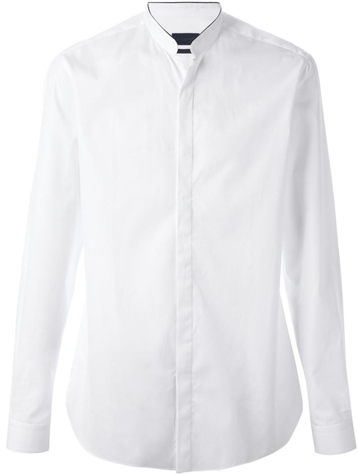 Lanvin Mandarin Collar Shirt - White