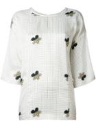 Victoria Beckham Floral Print Blouse - White
