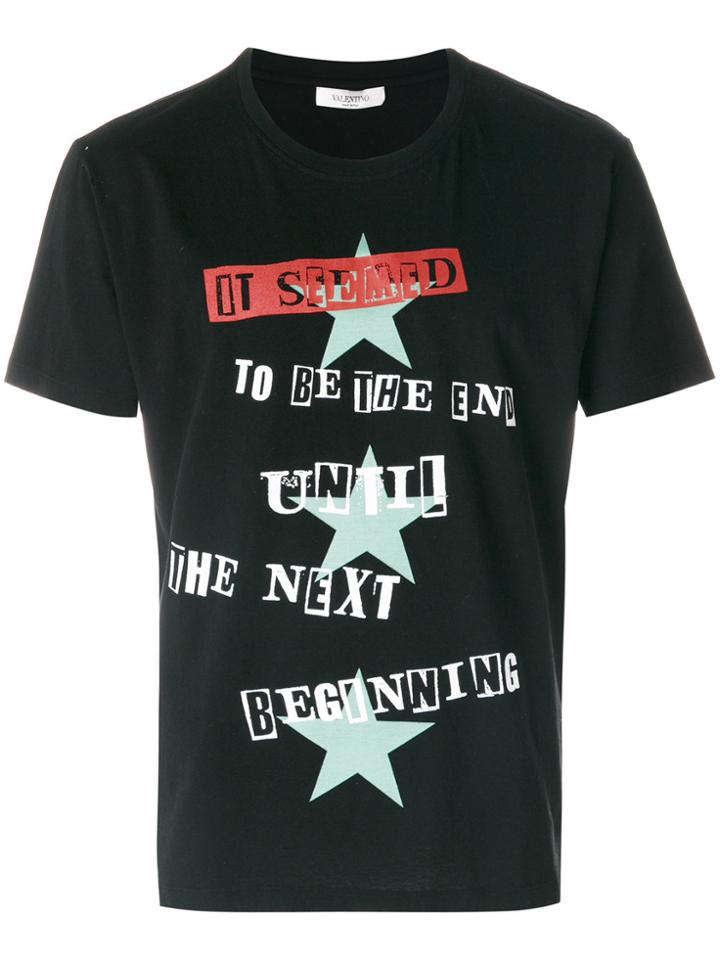 Valentino Printed T-shirt - Black