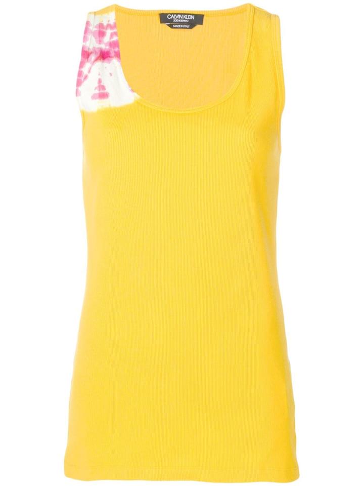 Calvin Klein 205w39nyc Tie Dye Tank Top - Yellow