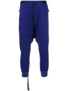 Unravel Project Drop Crotch Joggers - Blue