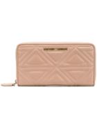 Emporio Armani Logo Quilted Wallet - Pink