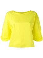 Tsumori Chisato Cropped T-shirt, Women's, Size: Small, Yellow/orange, Cotton