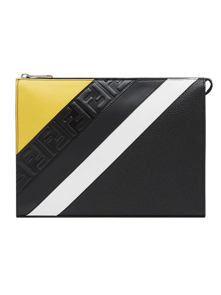 Fendi Slim Clutch Bag - Black