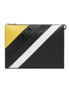 Fendi Slim Clutch Bag - Black