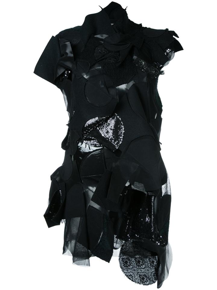 Junya Watanabe Comme Des Garçons Vintage Patchwork Applique Dress -