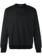 Haus By Ggdb Contrast Panel Sweatshirt, Men's, Size: Medium, Black, Cotton/polyamide/spandex/elastane