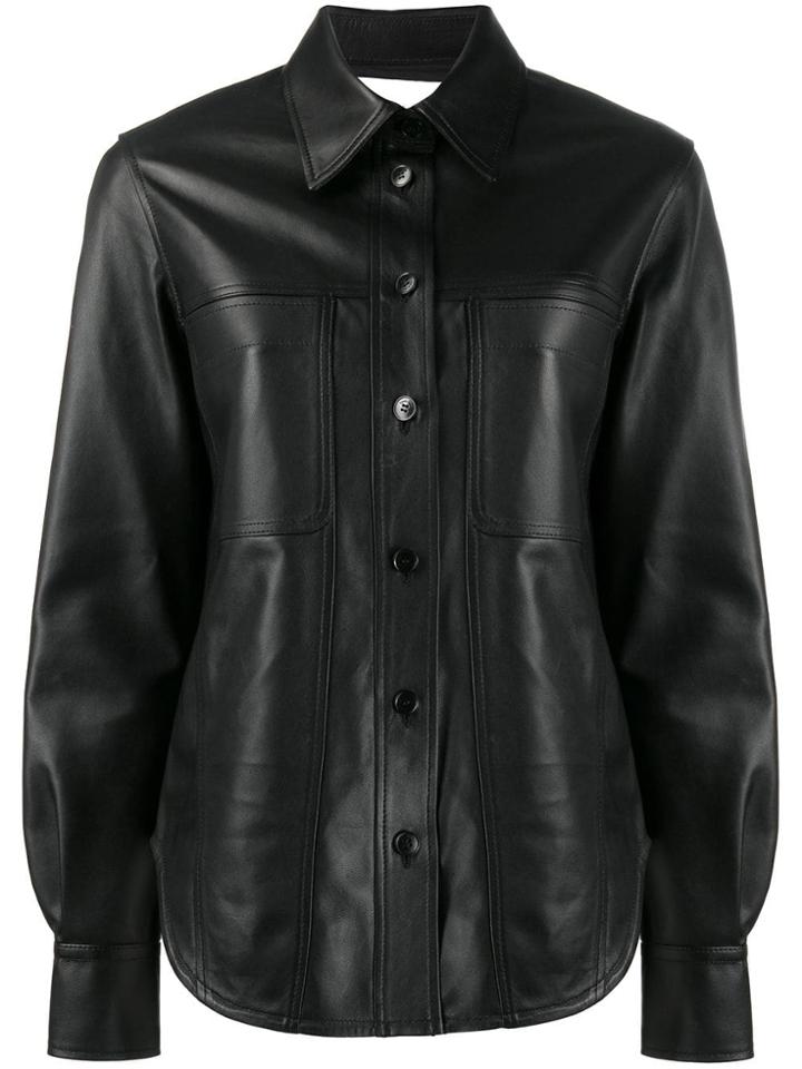 Calvin Klein Long-sleeve Fitted Shirt - Black