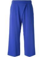 P.a.r.o.s.h. 'pantera' Trousers, Women's, Size: Medium, Blue, Polyester