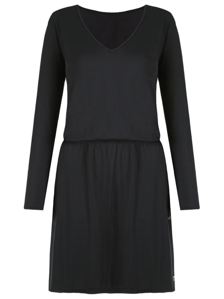 Lygia & Nanny V-neck Tunic Dress - Black