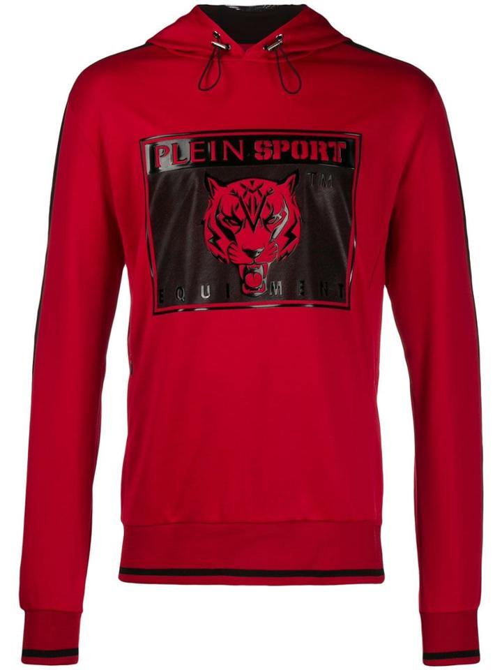 Plein Sport Printed Sweatshirt - Red