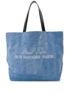 A.p.c. Denim Tote Bag - Blue