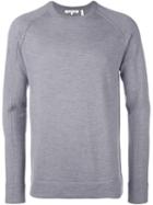 Helmut Lang Exposed Seam Jumper, Men's, Size: Large, Grey, Wool