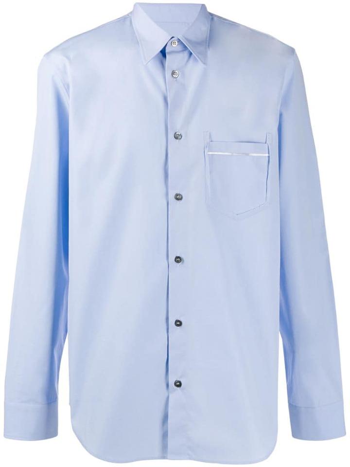 Maison Margiela Front Pocket Shirt - Blue