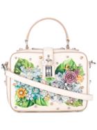 Dolce Soft Shoulder Bag - Women - Leather/acrylic/brass/glass - One Size, Nude/neutrals, Leather/acrylic/brass/glass, Dolce & Gabbana