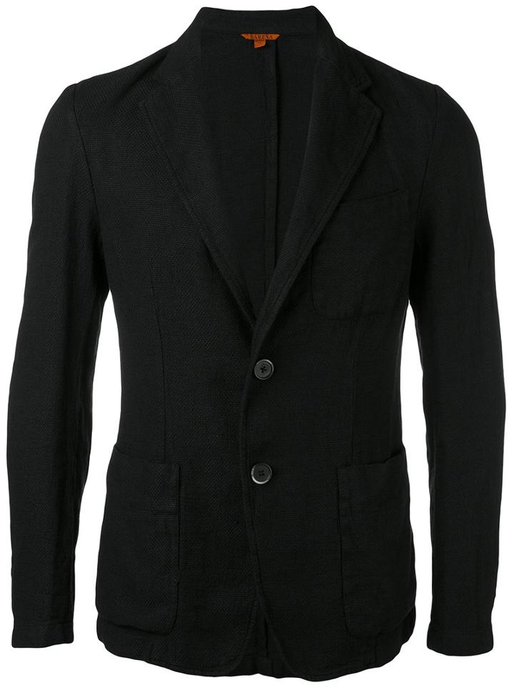 Barena - Patch Pocket Blazer - Men - Cotton/linen/flax/polyester - 48, Black, Cotton/linen/flax/polyester